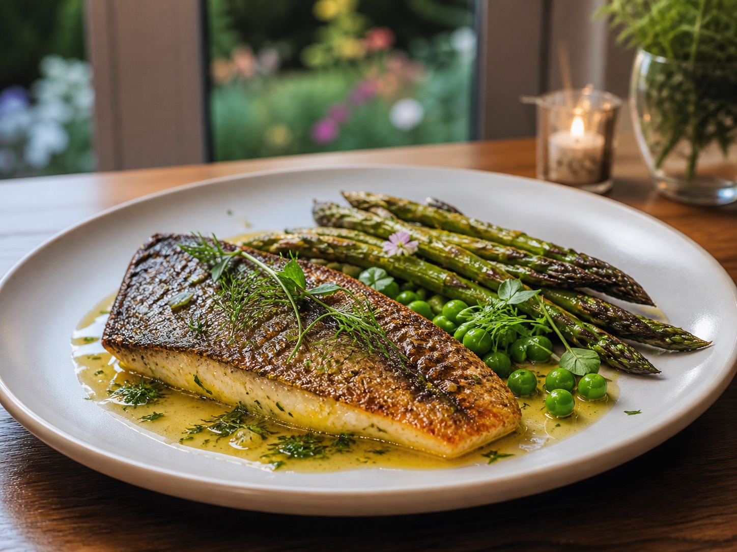 Garden Butter Sea Bass