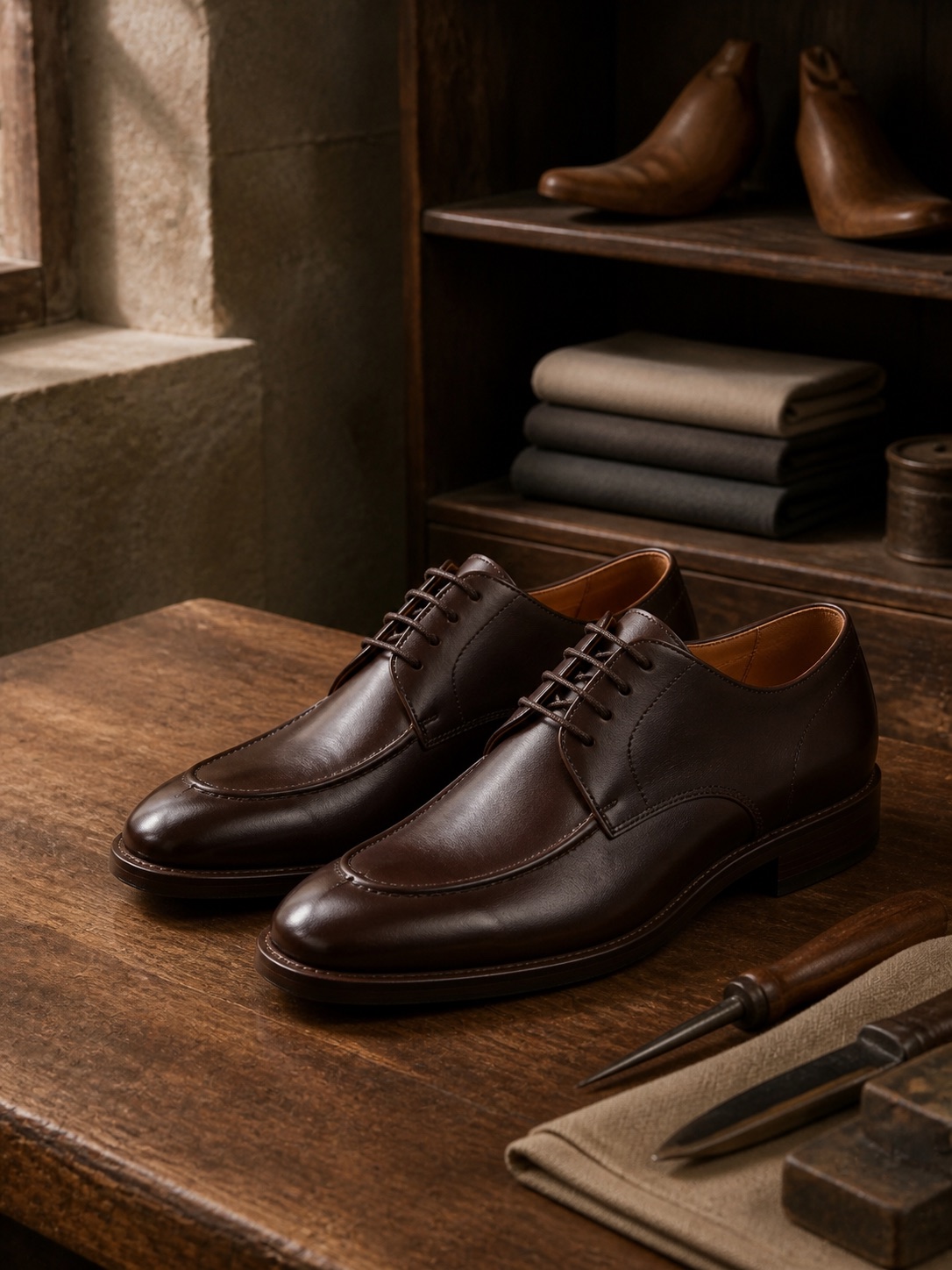 Handcrafted Leather Shoe Pair
